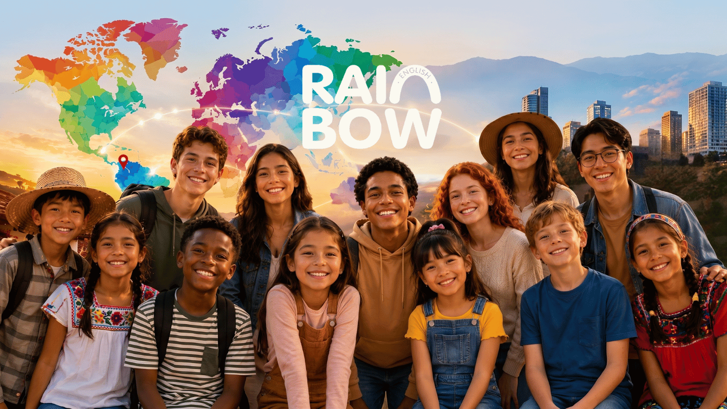 Conócenos Banner - Rainbow English